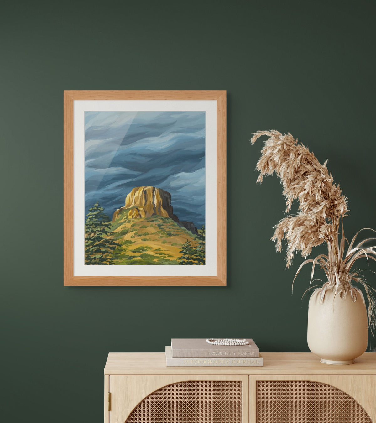 Light in the Storm (Golden) Giclée Print image 1