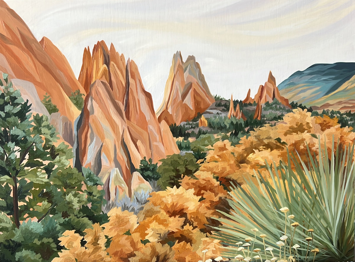 Mozying through Magic (Garden of the Gods) Giclee Print image 0