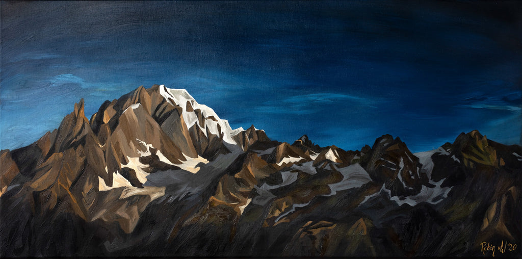 Mont Blanc Sunrise Giclée Print image 0