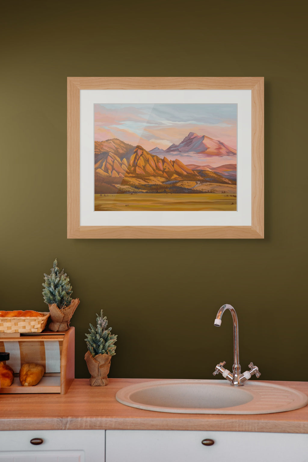 Onwards (Flatirons and Longs Peak) Giclée print image 3