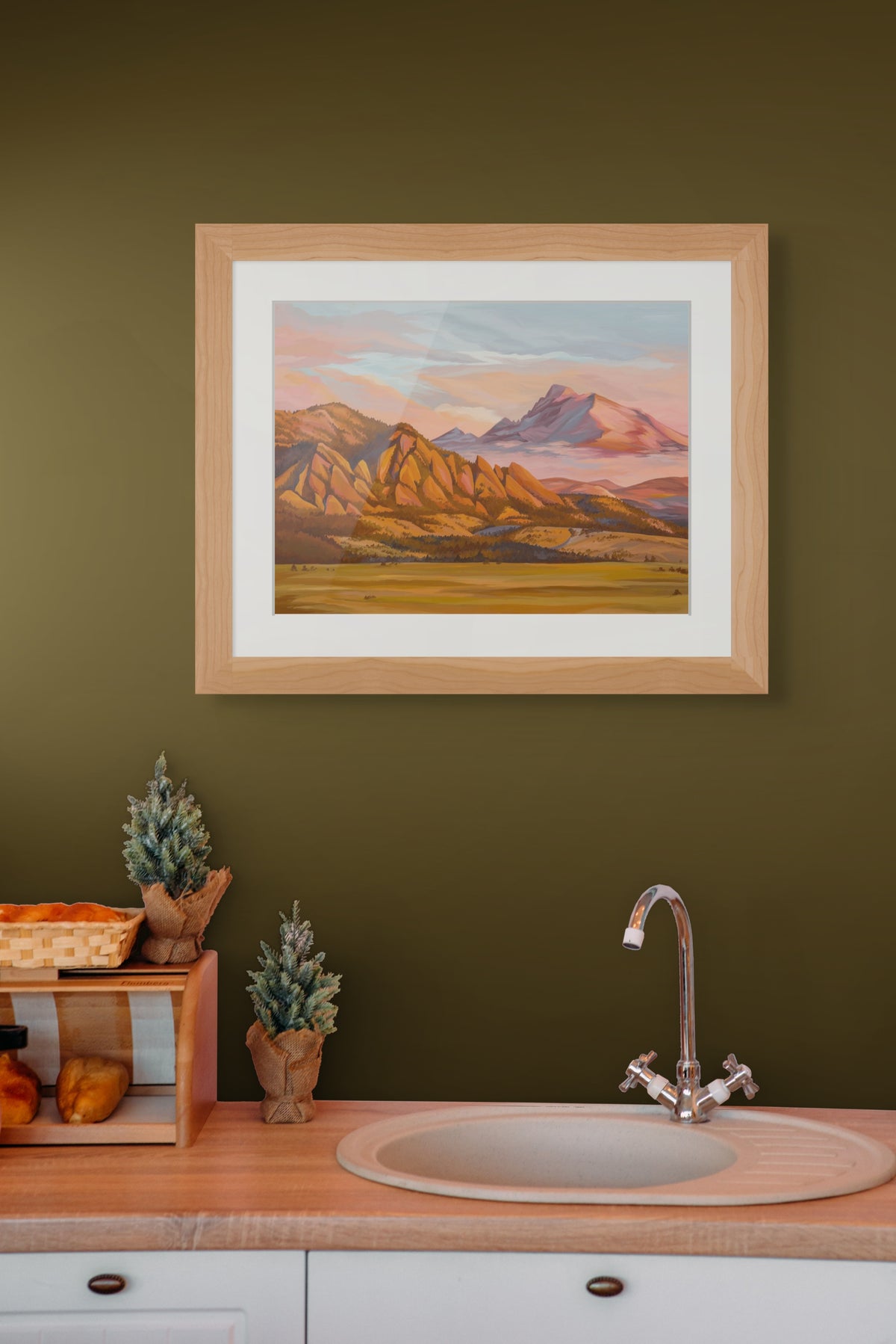 Onwards (Flatirons and Longs Peak) Giclée print image 3