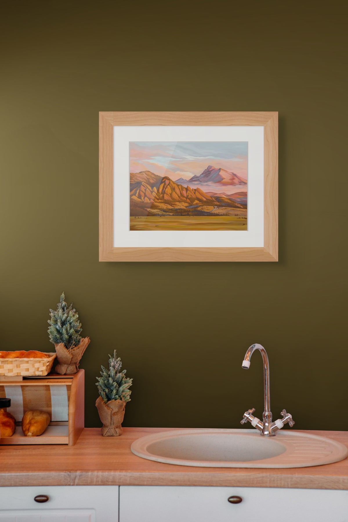 Onwards (Flatirons and Longs Peak) Giclée print image 2