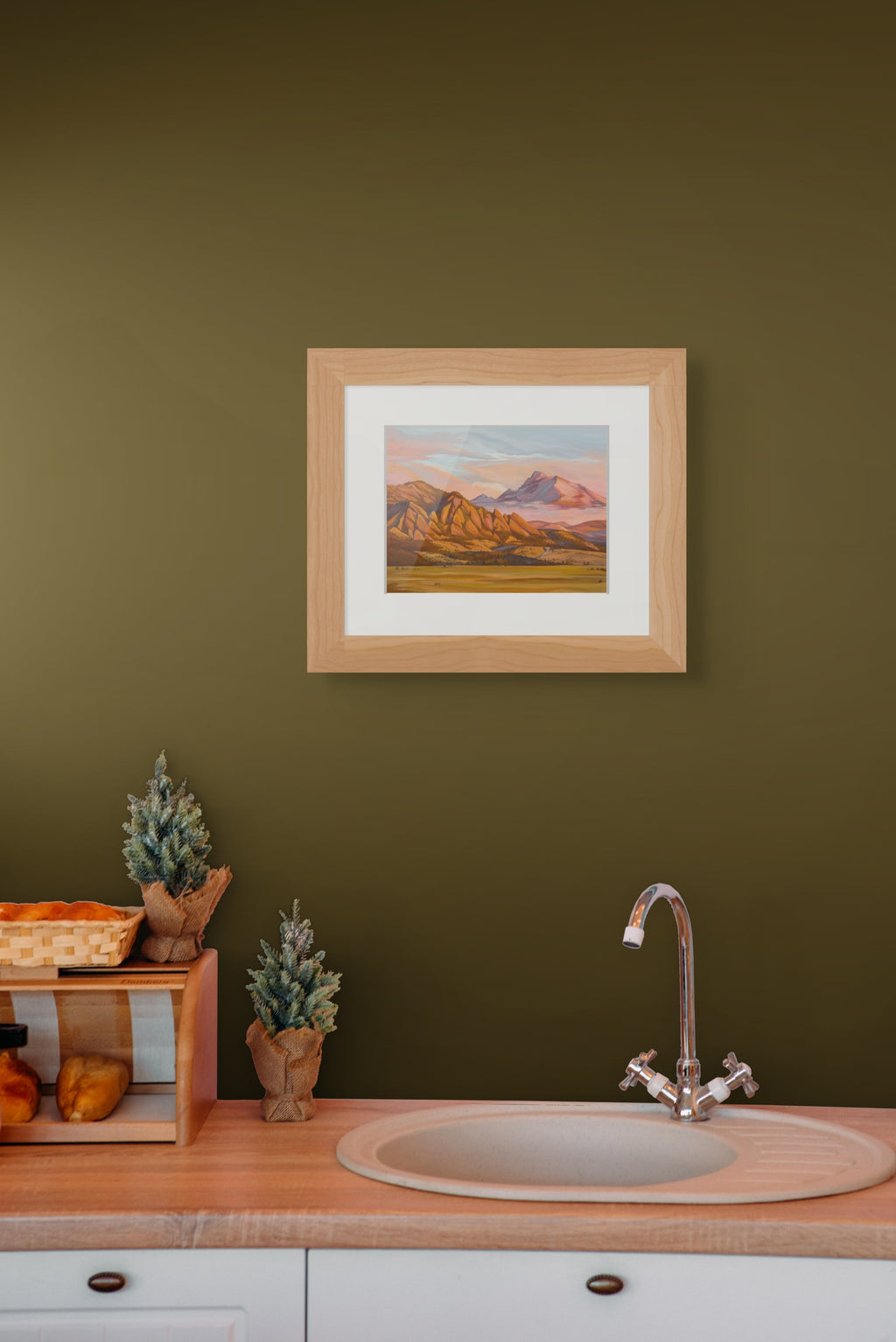 Onwards (Flatirons and Longs Peak) Giclée print image 1