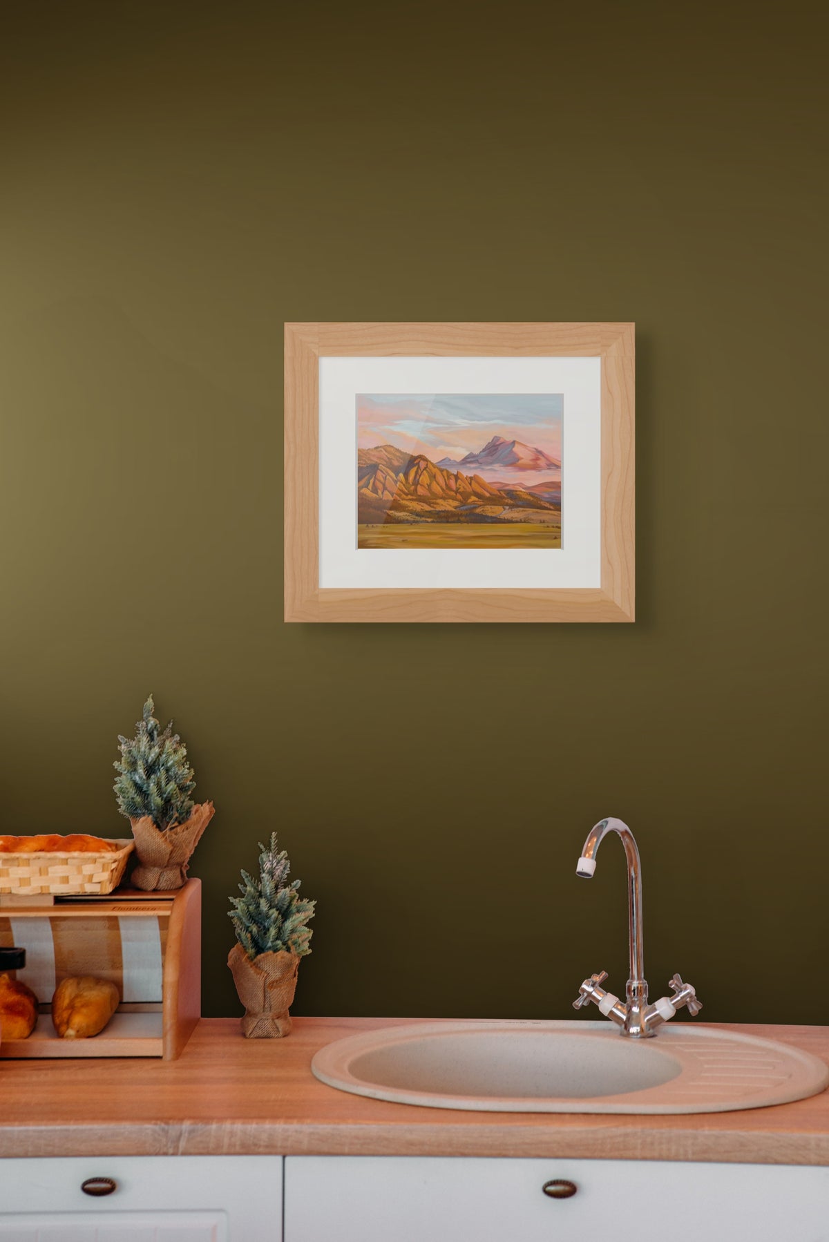 Onwards (Flatirons and Longs Peak) Giclée print image 1
