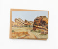Red Rocks Blank Greeting Cards image 0