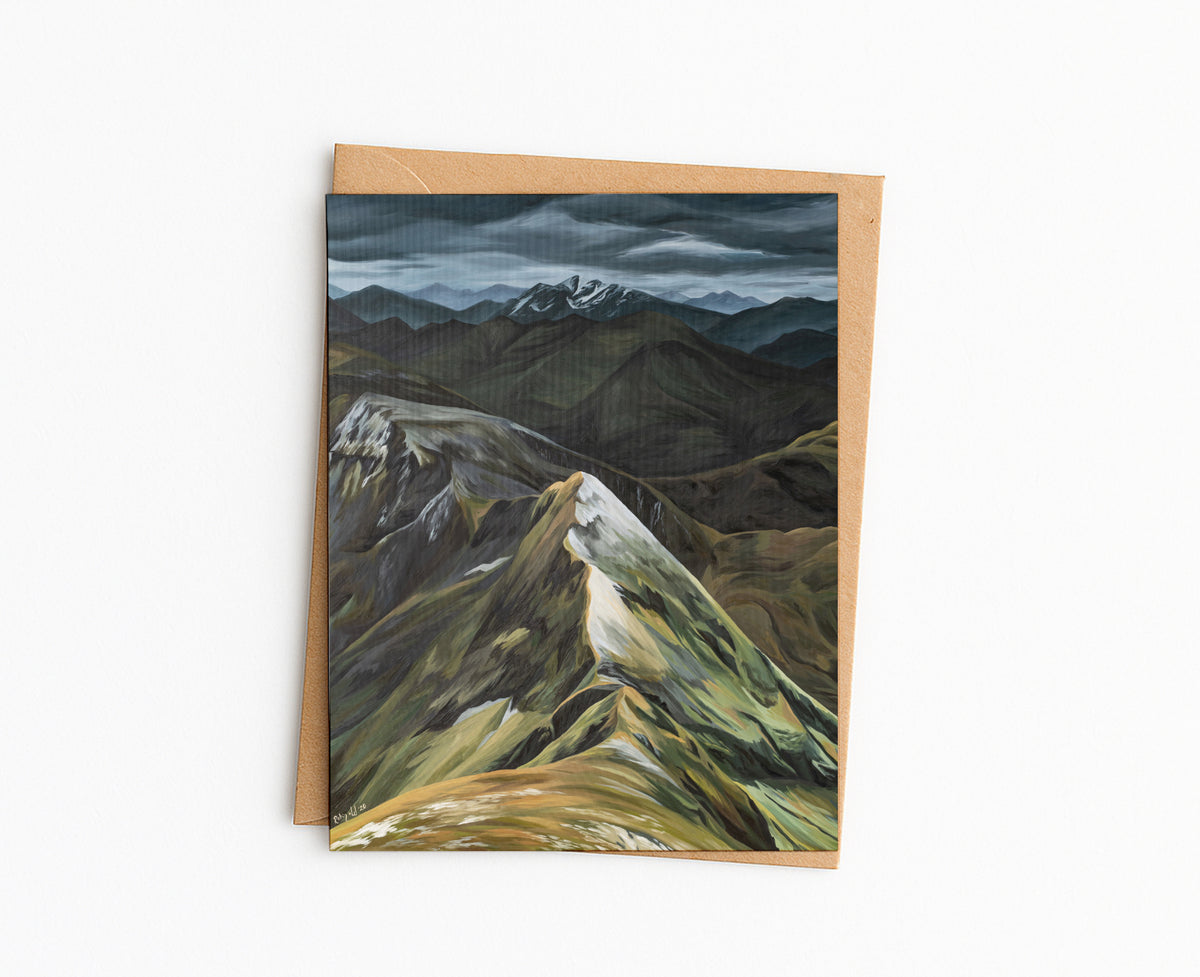 Devil's Ridge (Scotland) Blank Greeting Cards image 0