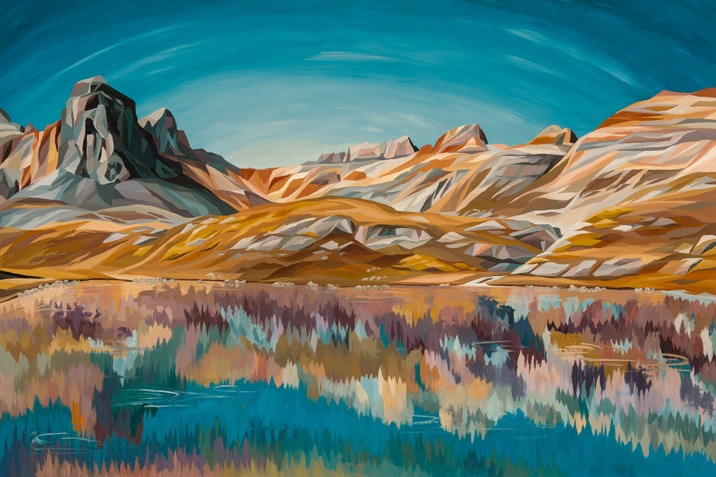 What Had Hold On Me (Ice Lake) Giclee Print image 0