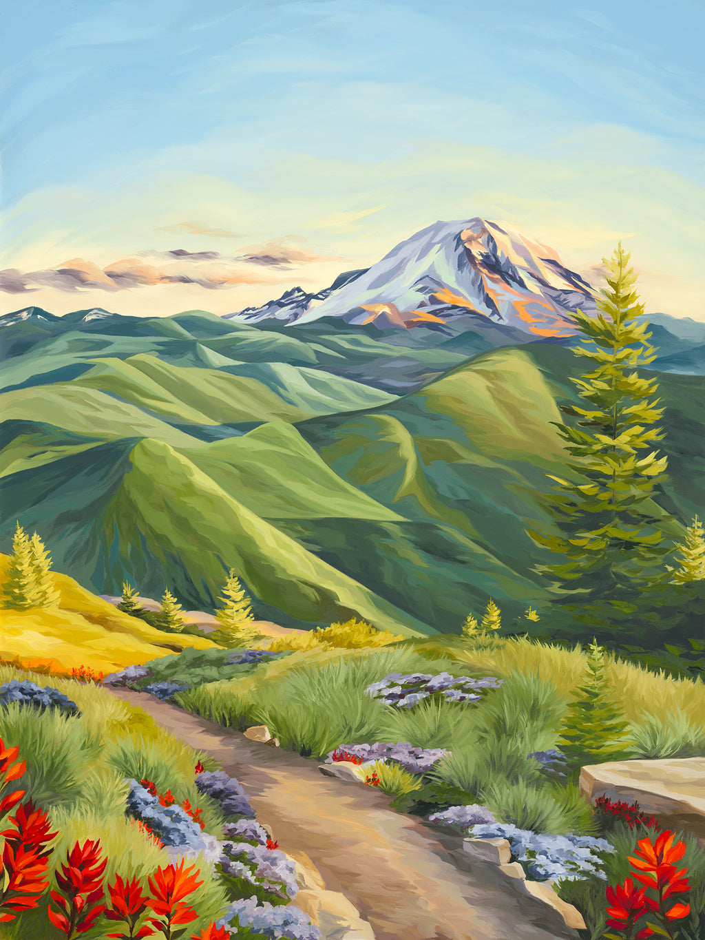 The Tales Tahoma Tells Giclee Print image 0