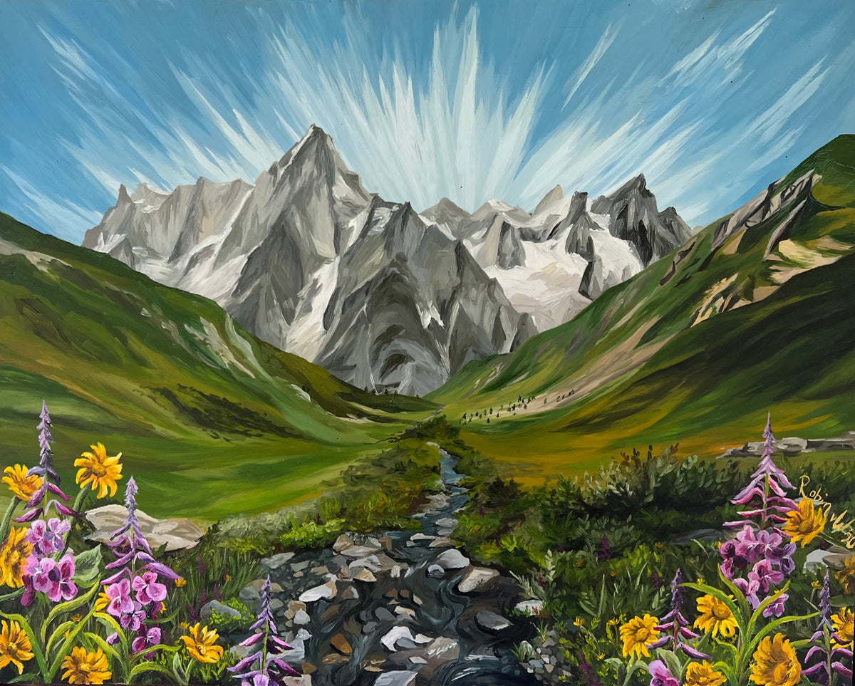 Through the Wildflowers Giclée Print image 0