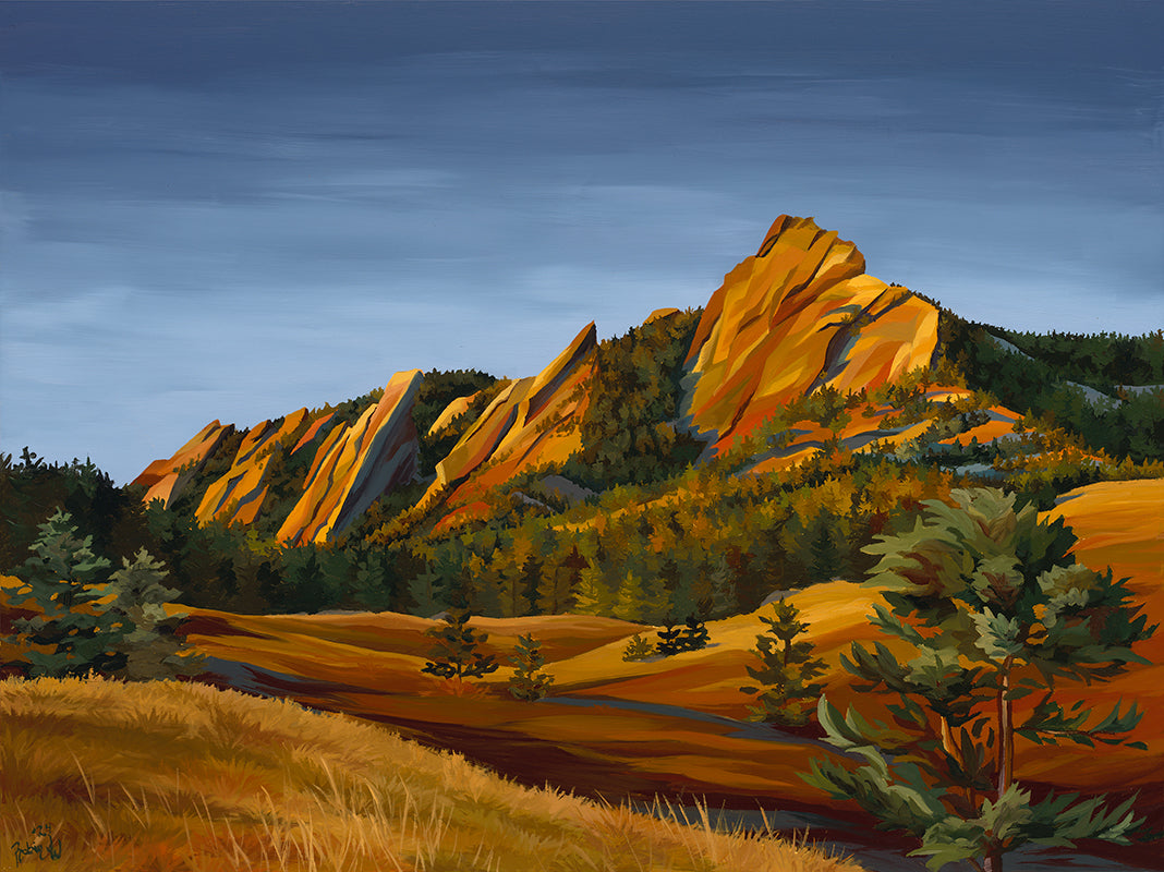 Flatirons Daybreak Giclée print image 0