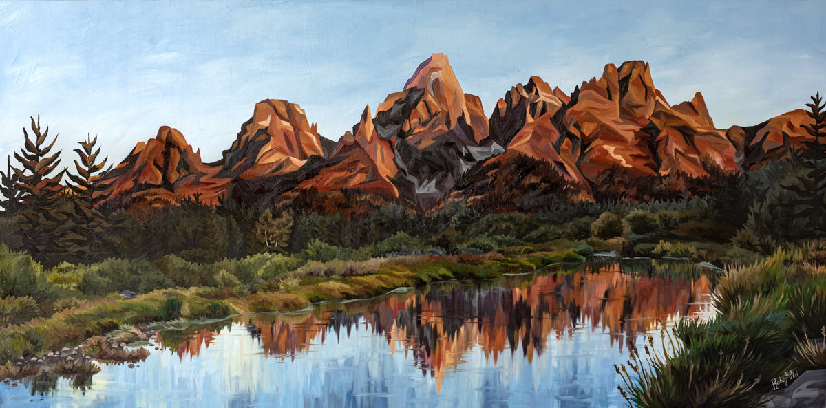 Grand Tetons Sunrise Giclée Print image 0