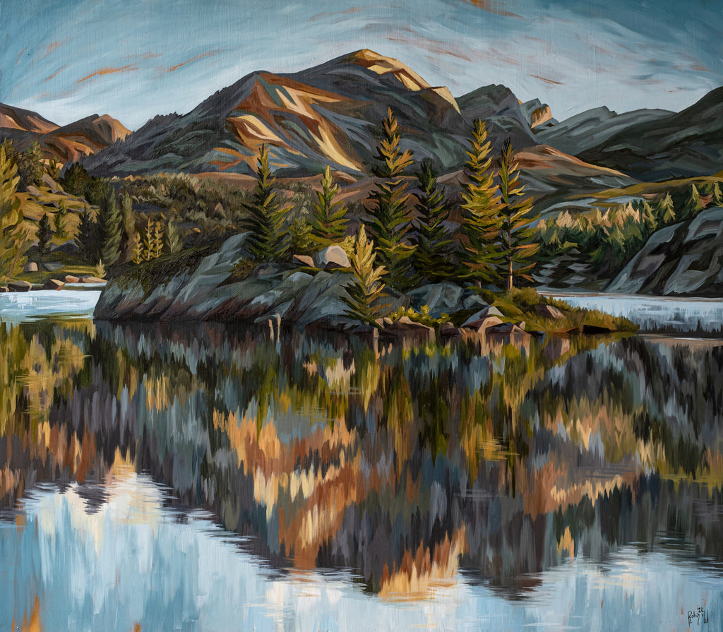Dads Lake Reflections Giclée Print image 0