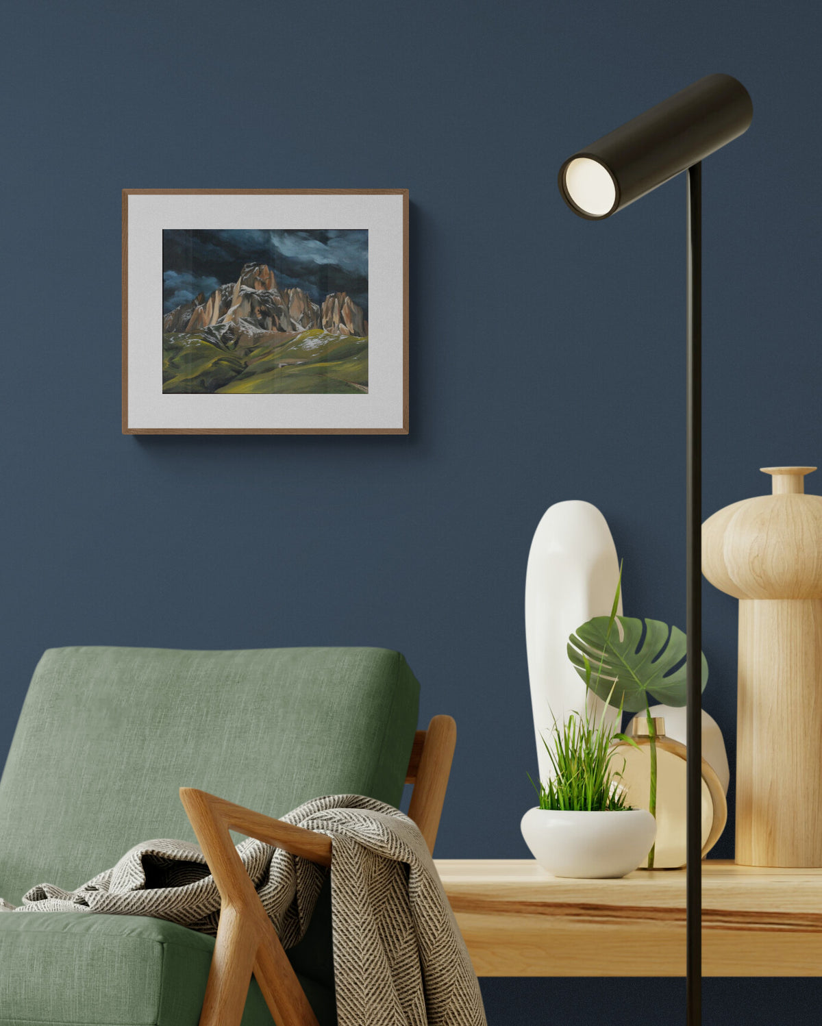 Dolomites Storm Giclée Print image 1