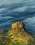 Light in the Storm (Golden) Giclée Print image 0