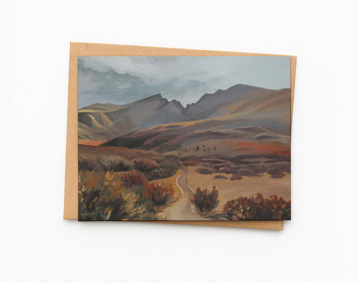 Mount Bierstadt Blank Greeting Cards image 0